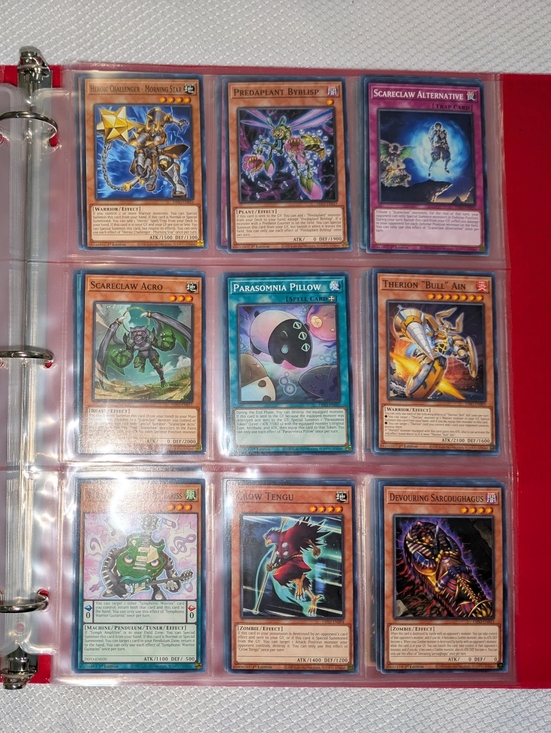 yugioh trading card binder DRZERUI for Cards9-Pockets Card Binder with 40 Removable Sleeves, 9 Pocket Card Album Compatible for YuGiOh CardsModel Y, Classic King : Toys & Games Not So Tight Elastic Strap Holds Card Collection Binder Shut And Allows For Variable Amounts Of Cards To Be Held Without Compromising Qualitypremium Material YuGiOh! TCG Official Konami Card